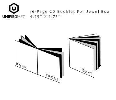 CD Booklet Templates, 2, 4, 8 Panel CD Folder Templates